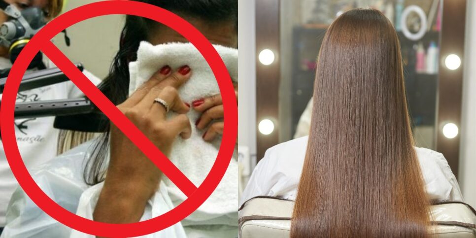 Deixe o cabelo liso sem formol (Reprodução: Montagem TV Foco)