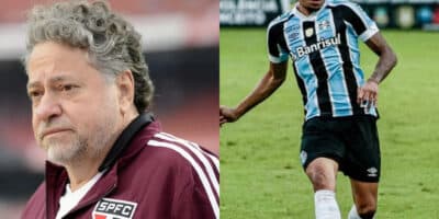 PCasares assina com xerifão do Grêmio para ajudar o São Paulo (Foto: Reprodução/Montagem TV Foco)