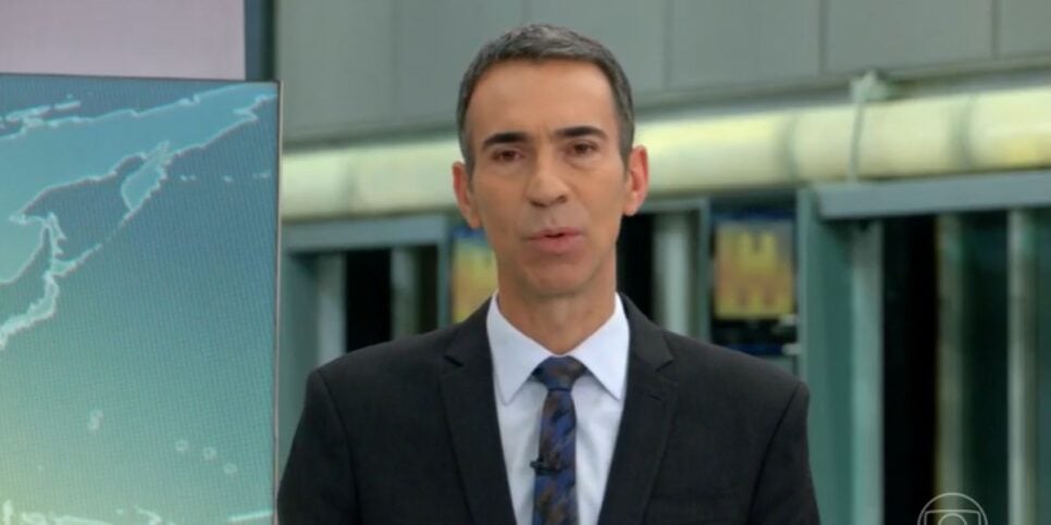 César Tralli comanda todas as manhãs o Jornal Hoje (Reprodução: Globo)