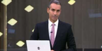 César Tralli não apresentou o Jornal Hoje (Foto: TV Globo)