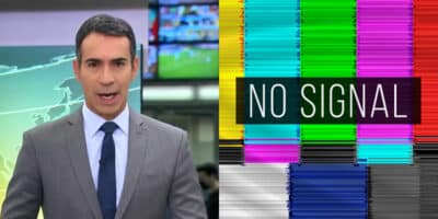 César Tralli expõe situação fim de sinal da Globo (Foto: Montagem TV Foco)