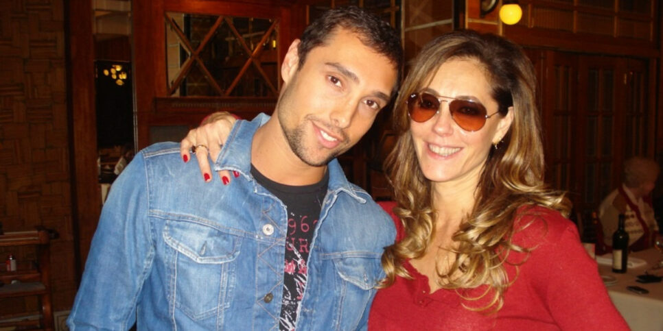 Christiane e o filho, Leonardo Carvalho (Foto: Divulgação)