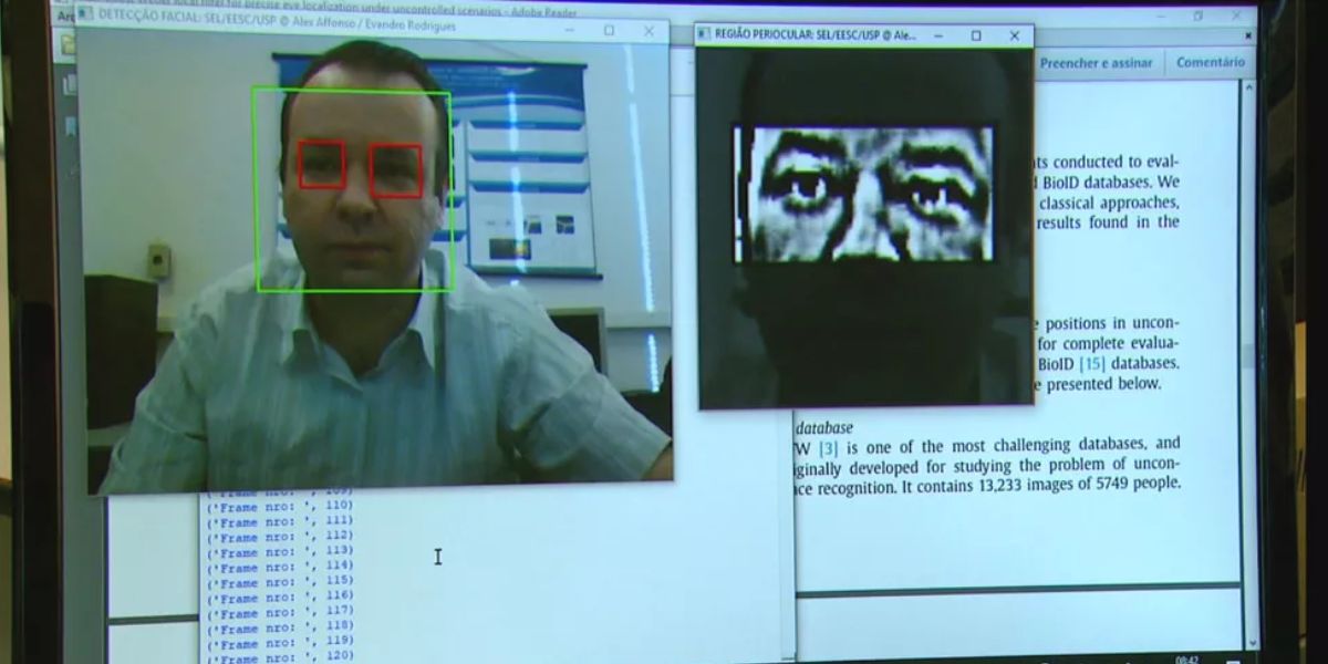 Reconhecimento facial para segurança do CPF (Reprodução: Wilson Aiello/EPTV)