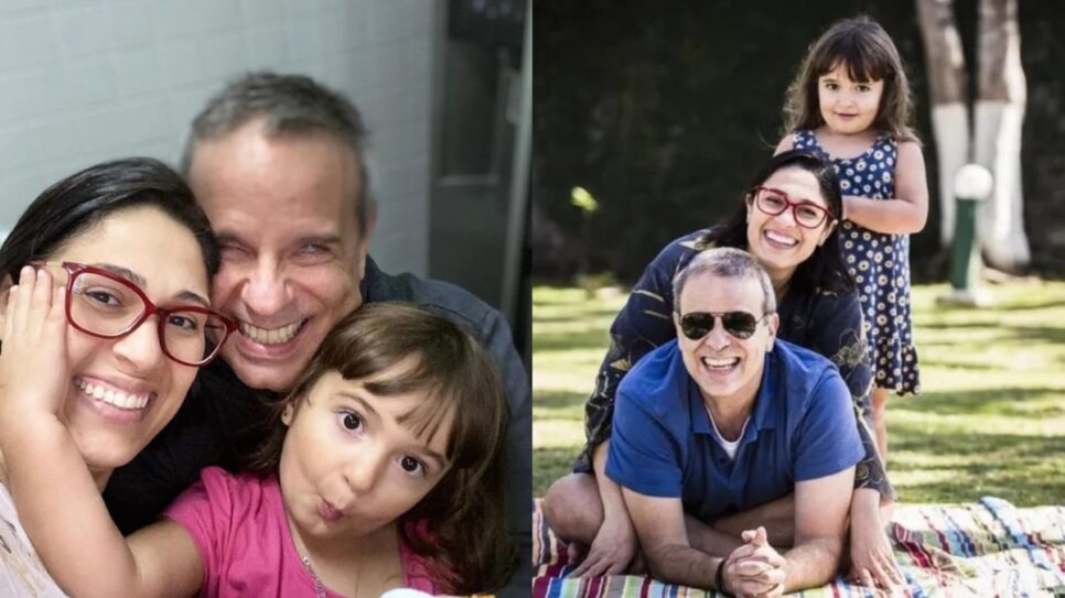 Dudu Braga com esposa e filha pequena (Fotos: Reprodução/ Instagram/ Montagem TV Foco)