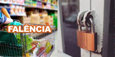 O fechamento de portas de rede de supermercados gigante - (Foto: Reprodução / Internet)