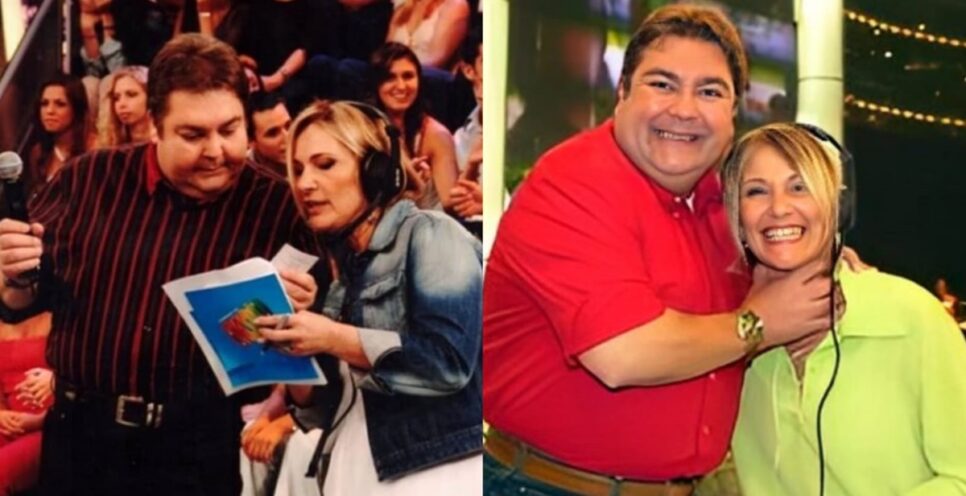 Lucimara Parisi foi produtora de Fausto Silva por anos no extinto Domingão do Faustão (Fotos: Reprodução/ Divulgação/ TV Globo/ Montagem TV Foco)