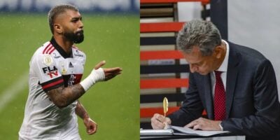 Flamengo crava desfecho de Gabigol no Flamengo (Reprodução: Diego Vara / Marcelo Cortes)