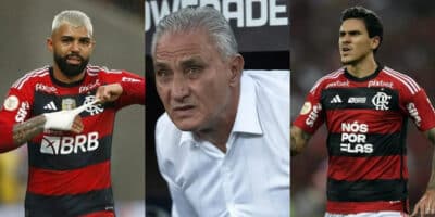 Sai junto com Pedro e Gabigol: Tite confirma adeus no Flamengo (Foto: Reprodução/Montagem TV Foco)