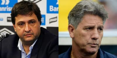 Não joga com Renato Gaúcho: craque peita Guerra do Grêmio (Foto: Reprodução/Montagem TV Foco)