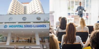 Curso gratuito do Hospital Sírio-Libanês abre novas vagas em SP - Foto: Montagem