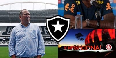 Textor arma rasteira no Internacional por contratação de craque (Reprodução: Victor Silva / Montagem TV Foco)