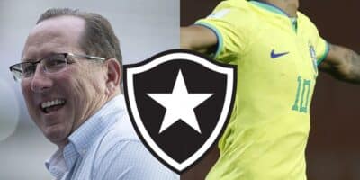 John Textor garante reforço de R$60 milhões ao Botafogo (Reprodução: Jorge Rodrigues/AGIF / Montagem TV Foco)