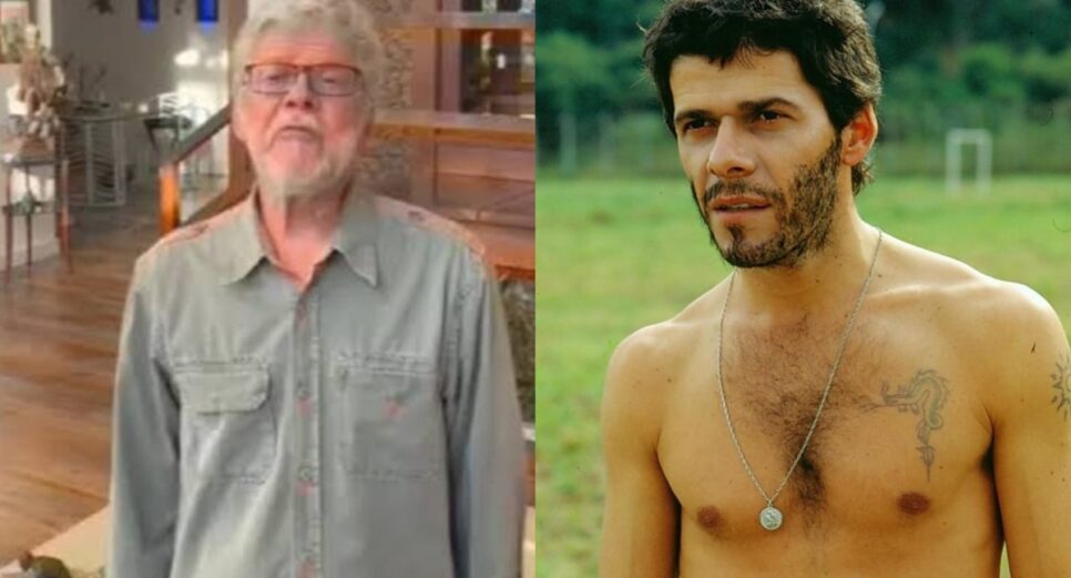 Josê Mayer hoje e no passado de galã de novelas (Fotos: Reprodução/ Internet/ Montagem)