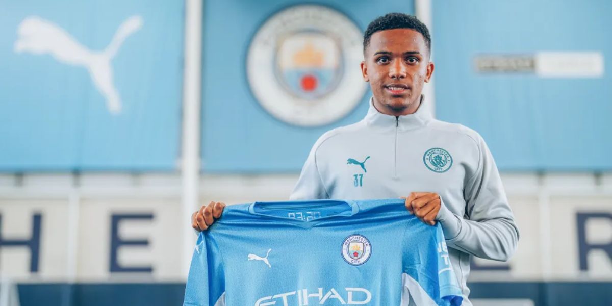 O jogador tem contrato com o Manchester City (Reprodução: Manchester City/Divulgação)