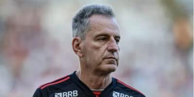 O famoso presidente do Flamengo, Landim (Foto: Thiago Ribeiro/AGIF)