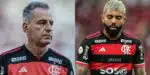 Landim e Gabigol (Foto: Reprodução/Montagem TV Foco)