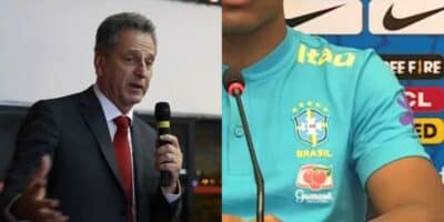 Landim despeja caminhão de dinheiro pra fechar com joia da Seleção - (Foto: Montagem / TV FOCO)