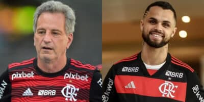 Landim garante Michael para o clube de futebol (Foto: Reprodução/Montagem TV Foco)