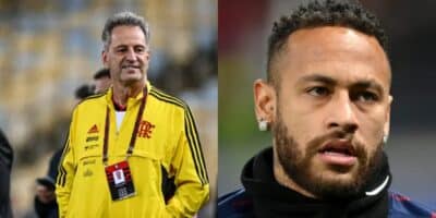 Landim chega no Flamengo sobre contrato histórico com Neymar  - (Foto: Reprodução / Internet)