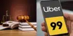 Lei em vigor traz obrigação para Uber e 99 (Reprodução: Montagem TV Foco)