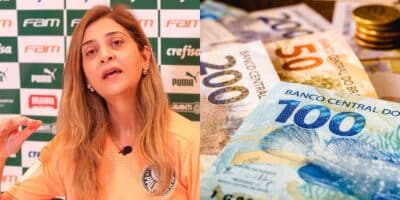 Palmeiras de Leila Pereira deixado para trás com time mais rico do país (Reprodução: Fabio Menotti/ Montagem TV Foco)