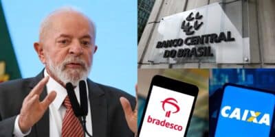 Lula dá canetada no Banco Central e atinge poupanças da Caixa e Bradesco - Foto: Montagem