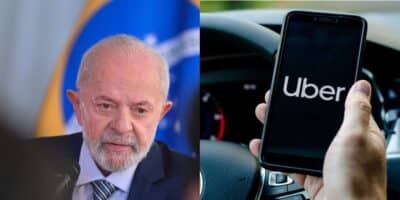 Lula crava nova lei da Uber e proibição que atinge motoristas - Foto: Montagem