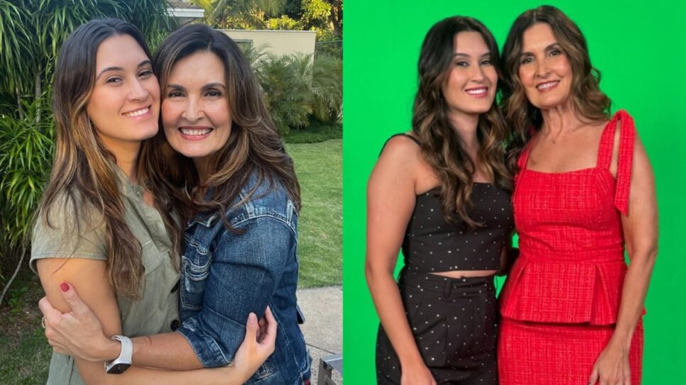 A mãe coruja e a filha (Fotos: Reprodução/ Instagram/ Montagem TV Foco)