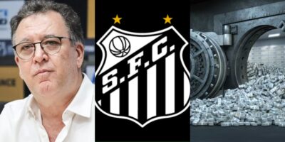 Teixeira abre os cofres e crava 3 viradas no Santos - Foto: Montagem