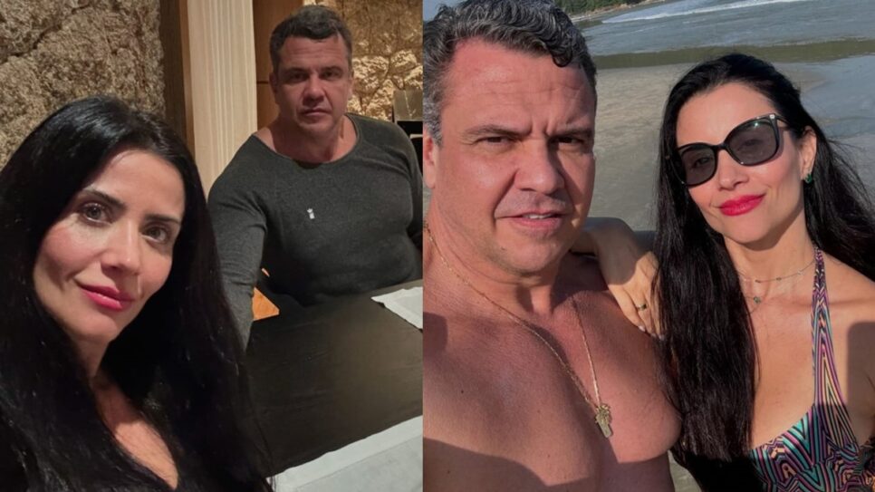 A ex-contratada do SBT é casada com o empresário Lázaro do Carmo Jr. (Fotos: Reprodução/ Instagram/ Montagem TV Foco)