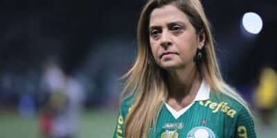 Leila, presidente do clube de futebol paulista - (Foto: Ettore Chiereguini/AGIF)