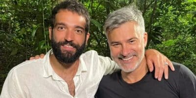 Humberto Carrão e Leonardo Vieira (Foto: TV Globo)