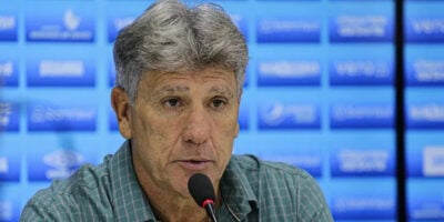 Renato Gaúcho é o técnico de futebol do Grêmio (Foto: Giovani Baccin/AGIF)