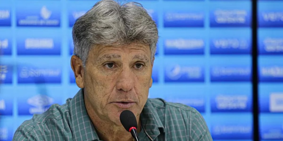 Renato Gaúcho é o técnico de futebol do Grêmio (Foto: Giovani Baccin/AGIF)