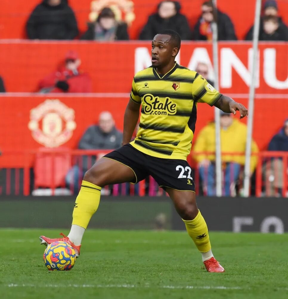 O famoso jogador de futebol, Samir vem sendo observado pelo Internacional (Foto: Twitter/Watford)