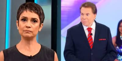 Sandra Annenberg revela o que a Globo estava preparando para Silvio Santos (Foto: Divulgação/ Globo/ SBT)