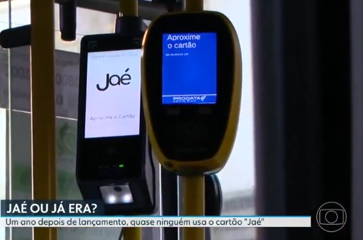 Um ano depois do lançamento, sistema de bilhetagem Jaé é usado por menos de 1% dos passageiros cariocas (Foto: Reprodução / G1)