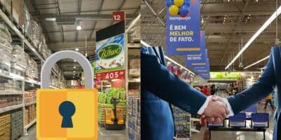 2 supermercados gigantes deram adeus do Brasil (Reprodução: Montagem TV Foco)