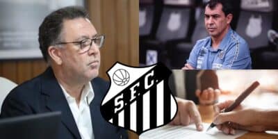 Teixeira quer garantir novo reforço ao Santos de Carille (Reprodução: Ettore Chiereguini / Ernesto Guerra Azevedo)