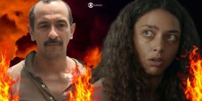 Tião e Joana em Renascer (Foto: Reprodução / Globo / Montagem TV Foco)