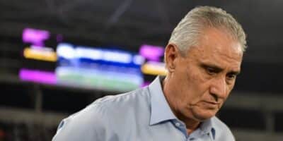 Técnico do Flamengo, Tite tem demissão exigida pela nação - (Foto: Thiago Ribeiro/AGIF)