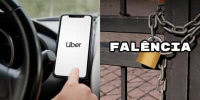 Gigante rival da Uber teve a falência decretada (Foto: Montagem TV Foco)