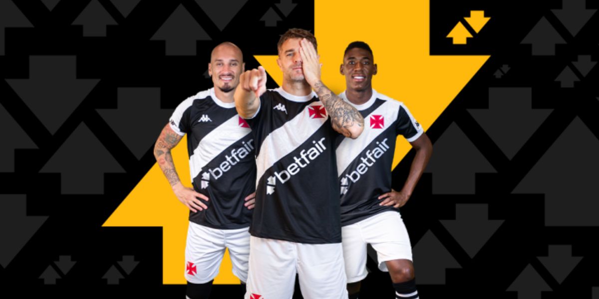 Betfair é a nova patrocinadora máster do Vasco (Reprodução: Vasco/Divulgação)