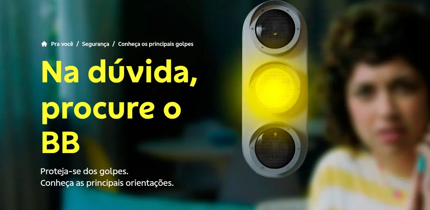 Banco do Brasil faz comunicado sobre golpes (Foto: Reprodução/ BB)