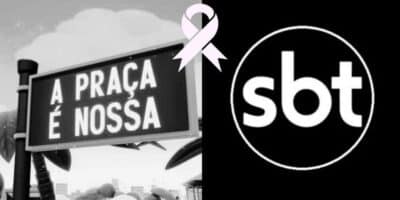 A Praça é Nossa / Logo do SBT - Montagem: TVFOCO