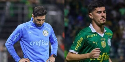 Abel e Rômulo no Palmeiras - Foto Reprodução Internet