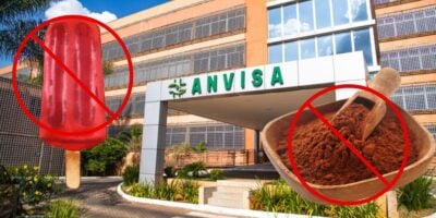 Proibição da Anvisa contra sorvete e chocolate amados (Reprodução: Montagem TV Foco)