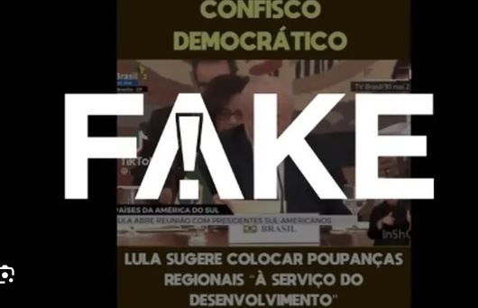 Segundo informações do G1, confisco da poupança é fakenews (Foto Reprodução/Fake ou Fato/G1)