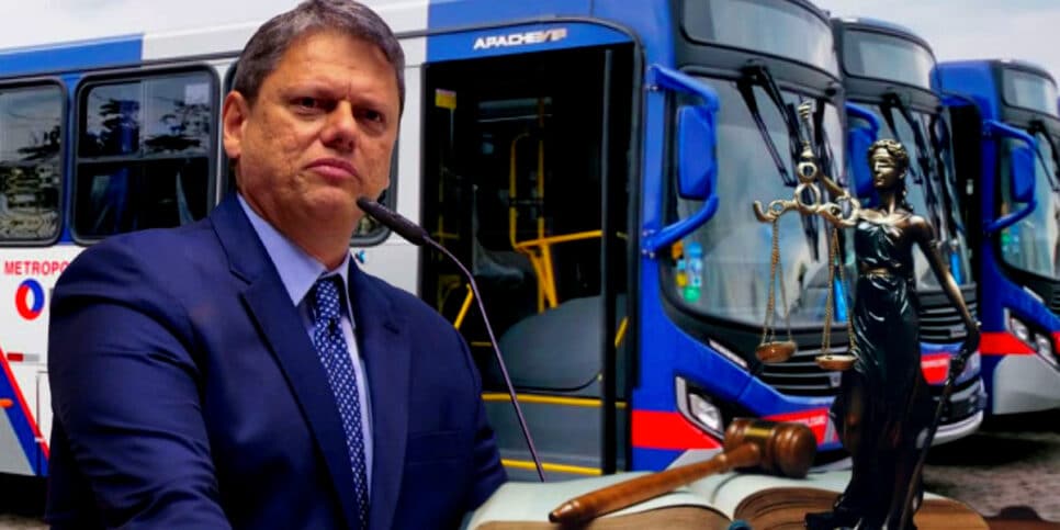 Nova lei dos ônibus, sancionada por Tarcísio de Freitas, coloca fim na era EMTU (Foto Reprodução/Montagem/Lennita/Tv Foco/Canva/Marcello Casal Jr/ Agência Brasil/José Cruz/Agência Brasil)