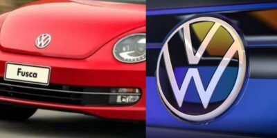 Fusca / Logo da Volks - Montagem: TVFOCO